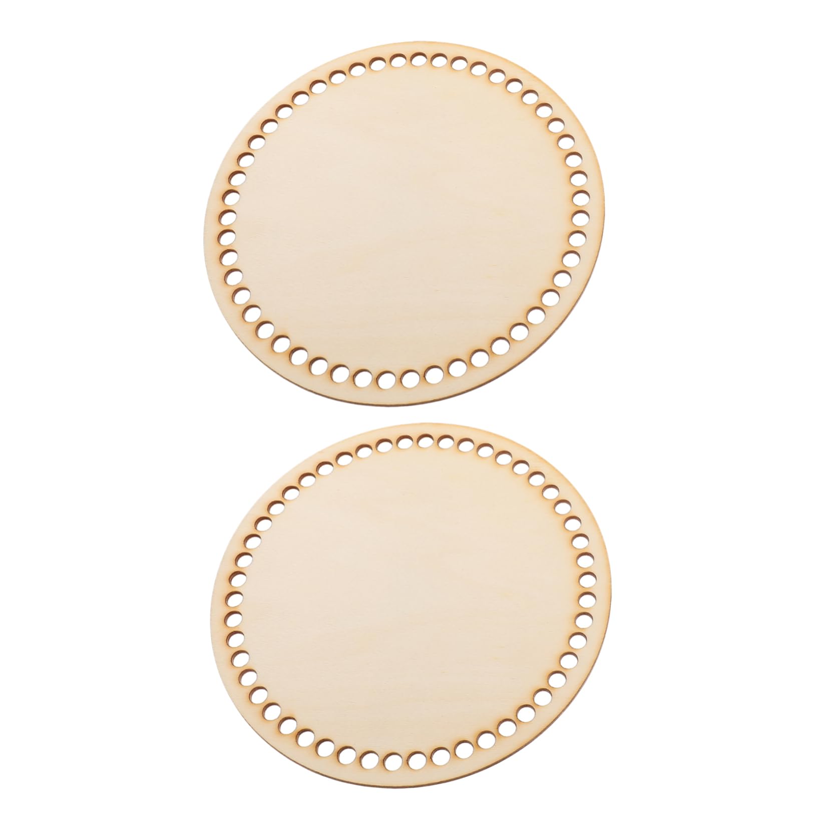 Beatifufu 2Pcs Wooden Bag Bottom Base for Craft Shape for Crochet and Knitting Bags Supplies for Handbags and Clutch Creation