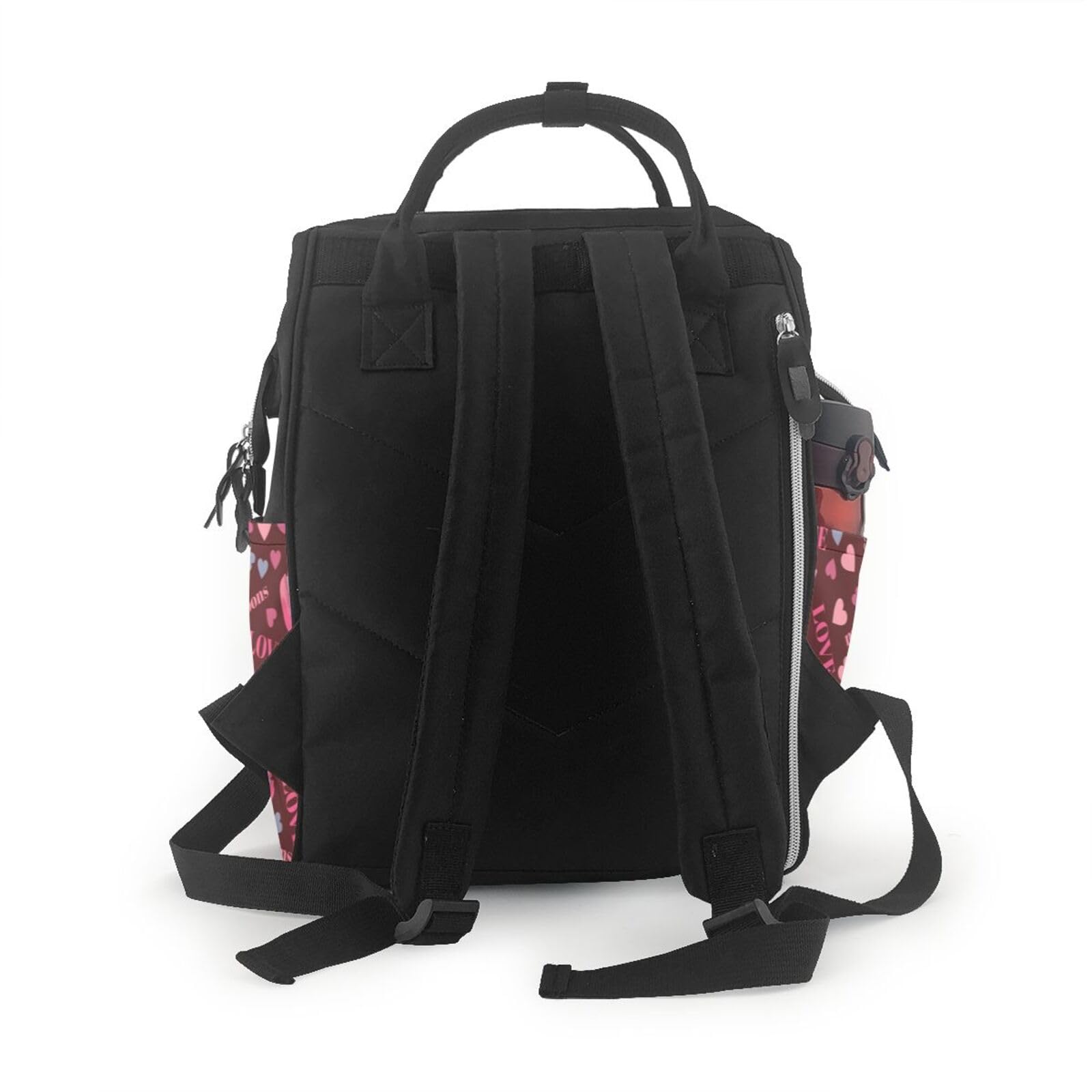Tasty Macaroons Hearts and Love - Mochila para pañales para mujeres y hombres, bolsas de viaje de moda, mochila casual, Multicolor, Talla única