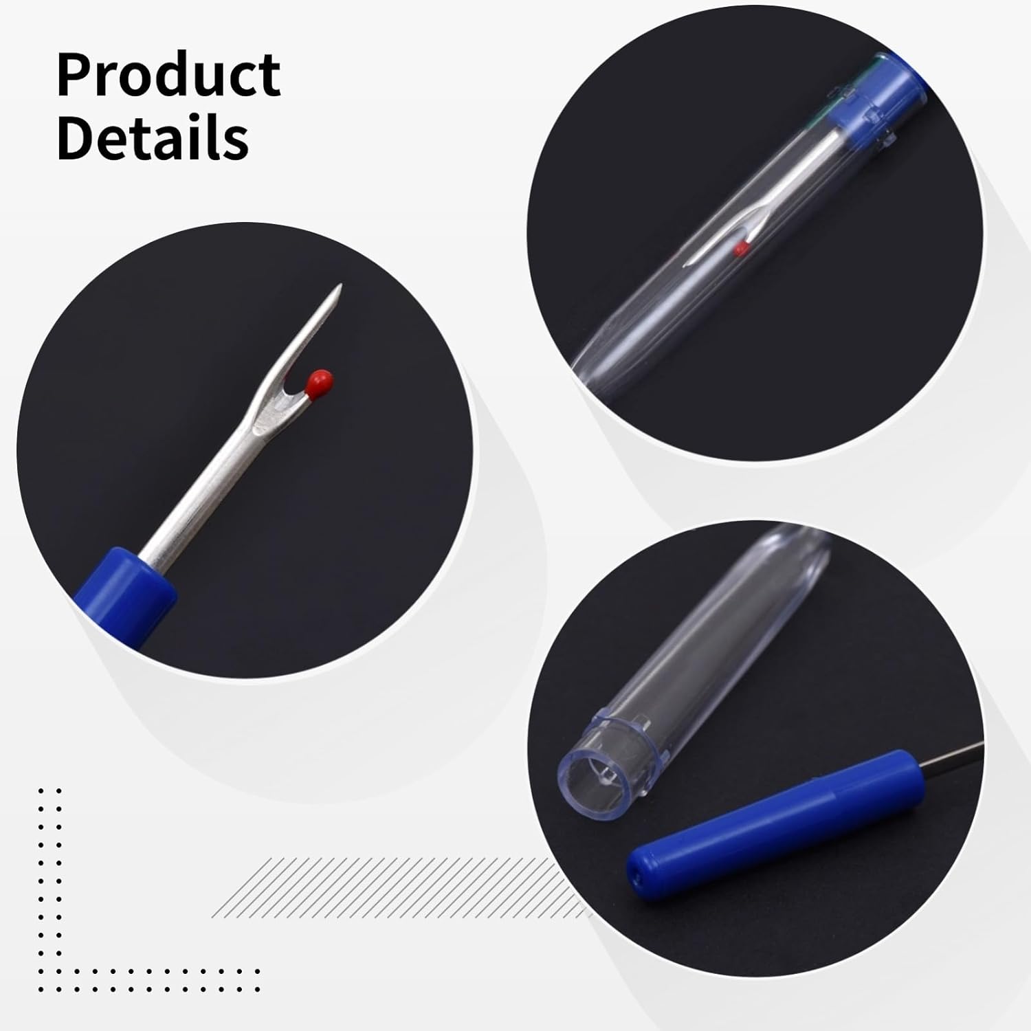 120-Piece Seam Ripper Kit, Mini Thread Cutter Tools With Safety Ball Tip, Multicolor Handles For Cross Stitch, Embroidery, And Sewing