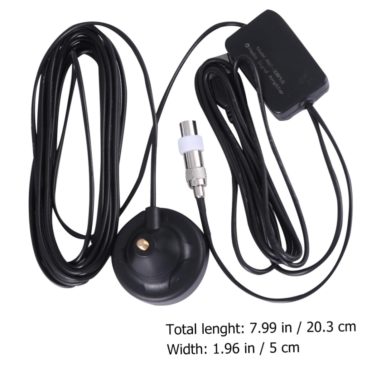 NUOBESTY Améliorée Ant Plus Antenne Durable pour Signal Radio à Noir Portable