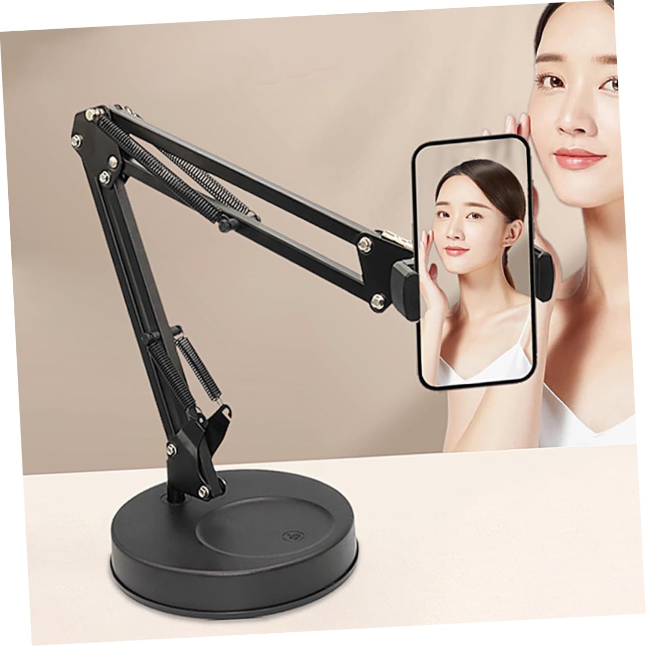EXCEART Soporte para Teléfono Móvil Extensible Soporte para Teléfono Portátil de Escritorio Pesada para Fotos y Grabación de Videos