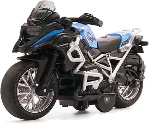 Miniatura 1 de Gilumza Pull Back Vehículos Mini Motocicleta Juguetes 114 Pequeño Coche Motocross Regalo con Iluminación Música Cross Country Motocicletas Juguete