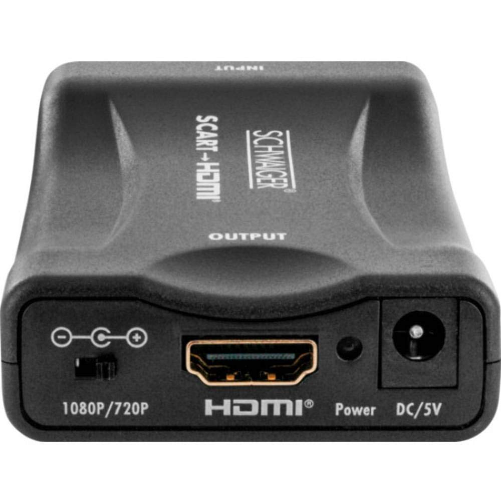 SCHWAIGER Péritel vers HDMI Convertisseur