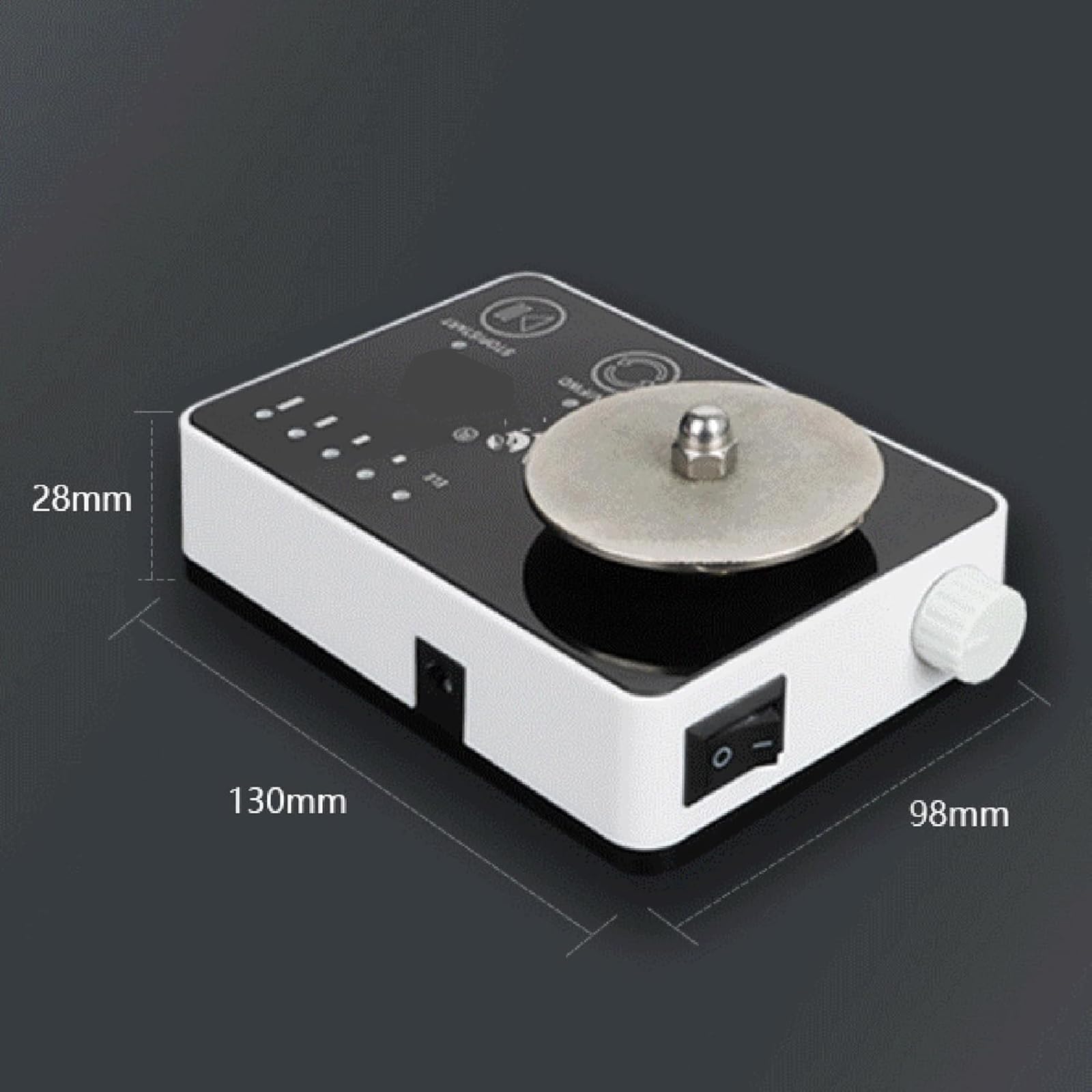 Affilatrice Multifunzionale da 40 W, Affilacoltelli Elettrica con Disco Abrasivo da 2000 Maglie, velocità Regolabile da 0 a 5000 Giri/min per Coltelli da Cucina, Coltelli da Intaglio, Forbici