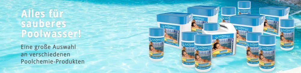 Miganeo Quattrotabs/Chlortabletten 200g - Multi-All-in-One 5 kg - Langsamlöslich | Effektiv | Neutralisierend & Stabilisierend