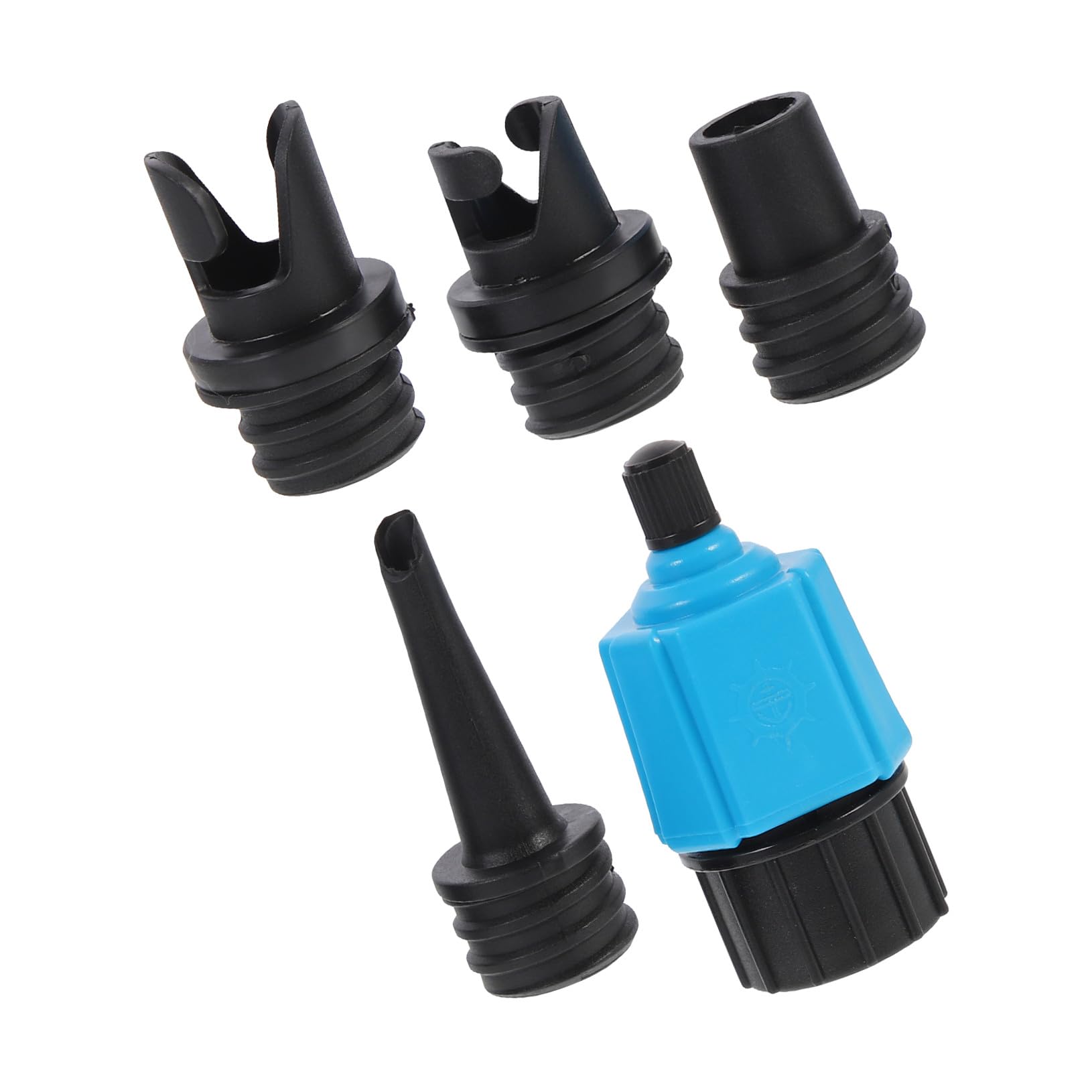 LAPYAPPE 5pcs Inflatable Boat Valve Adapter for Vango Pump Kayak Dinghy Air Mattress Professional Air Adaptor