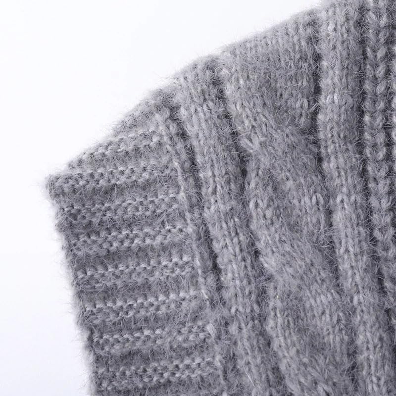 Men Knit Vest Buttons Down Sleeveless Sweater Cardigan V Neck Casual Sleeveless Sweater Vest3