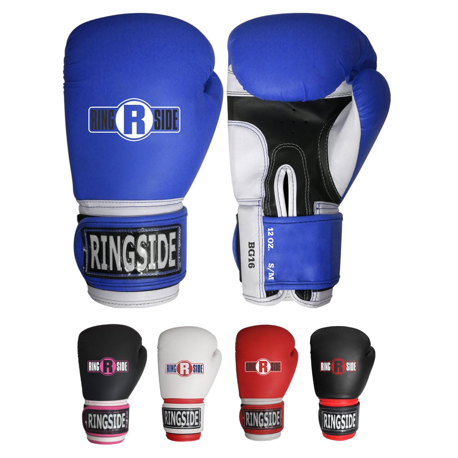 Ringside Pro Style Boxing Training Gloves Kickboxing Muay Thai Gel Sparring Punching Bag Mitts
