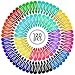 Wpxmer 120 Pack Colorful Hair Clips, Snap Hair Clips for Kids,Girls and Women(2 inch)