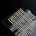 self Threading Needles, Needle Threader with Needle case Carving Pattern Golden 12 Pack