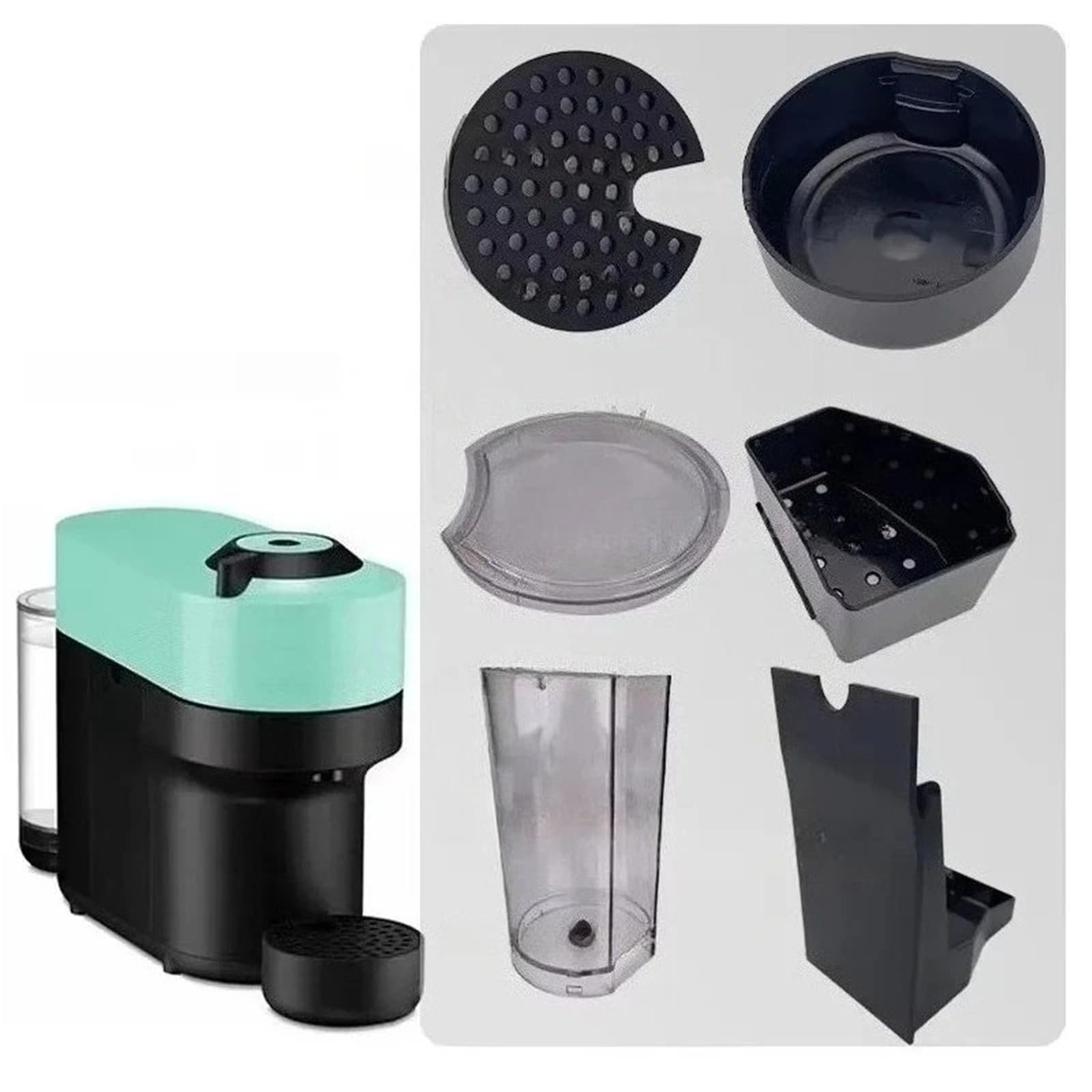 Accesorio De Cubierta De Tanque De Agua Adecuado, Compatible Con Nespresso, Cafetera De Cápsulas Vertuo Pop