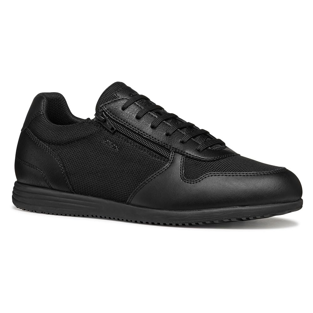 Geox Men's U ARTHIEN B Sneaker, Black, 11 UK