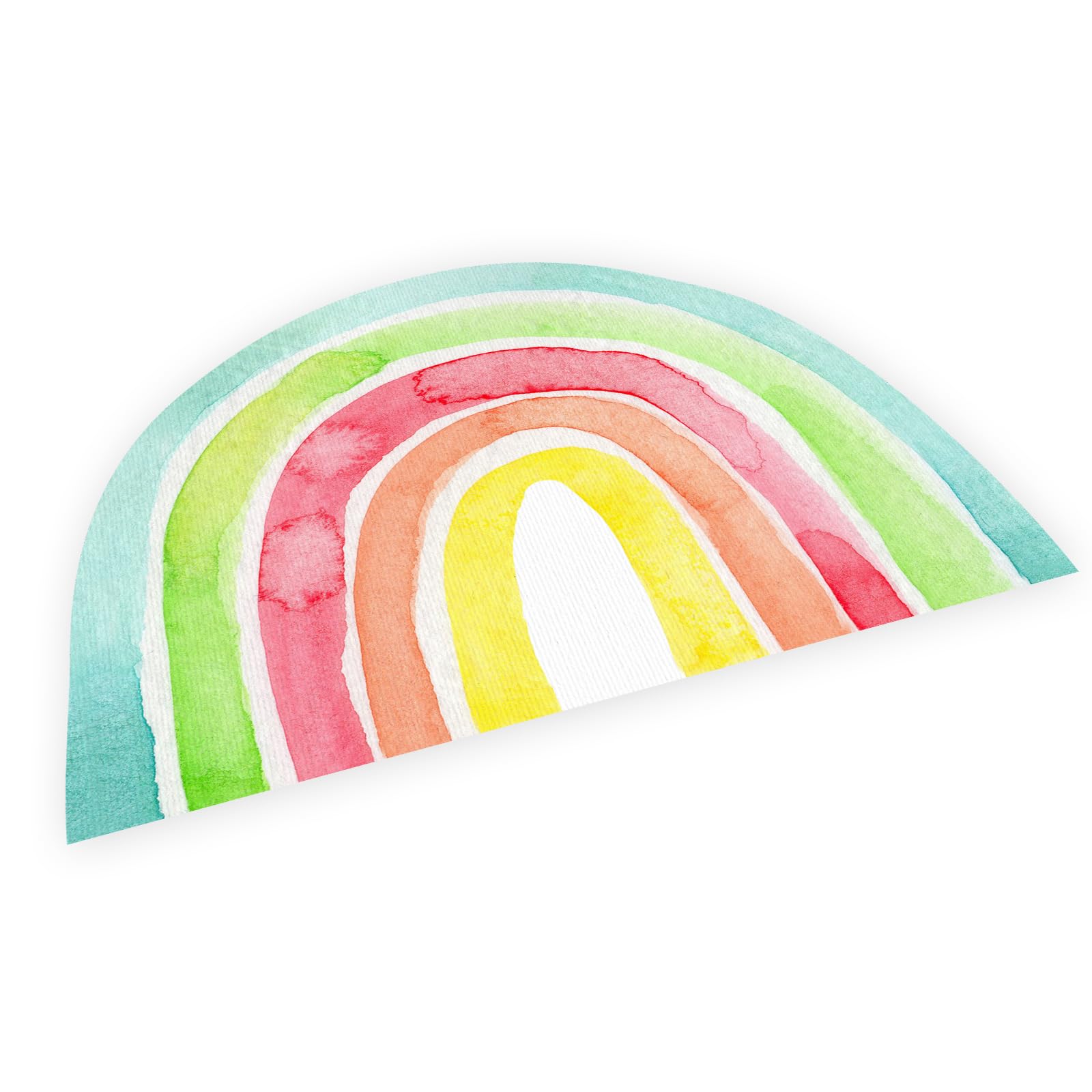 nikima Schönes für Kinder Platzset – Regenbogen Aquarell Tischset, 42 x 30 cm, BPA frei