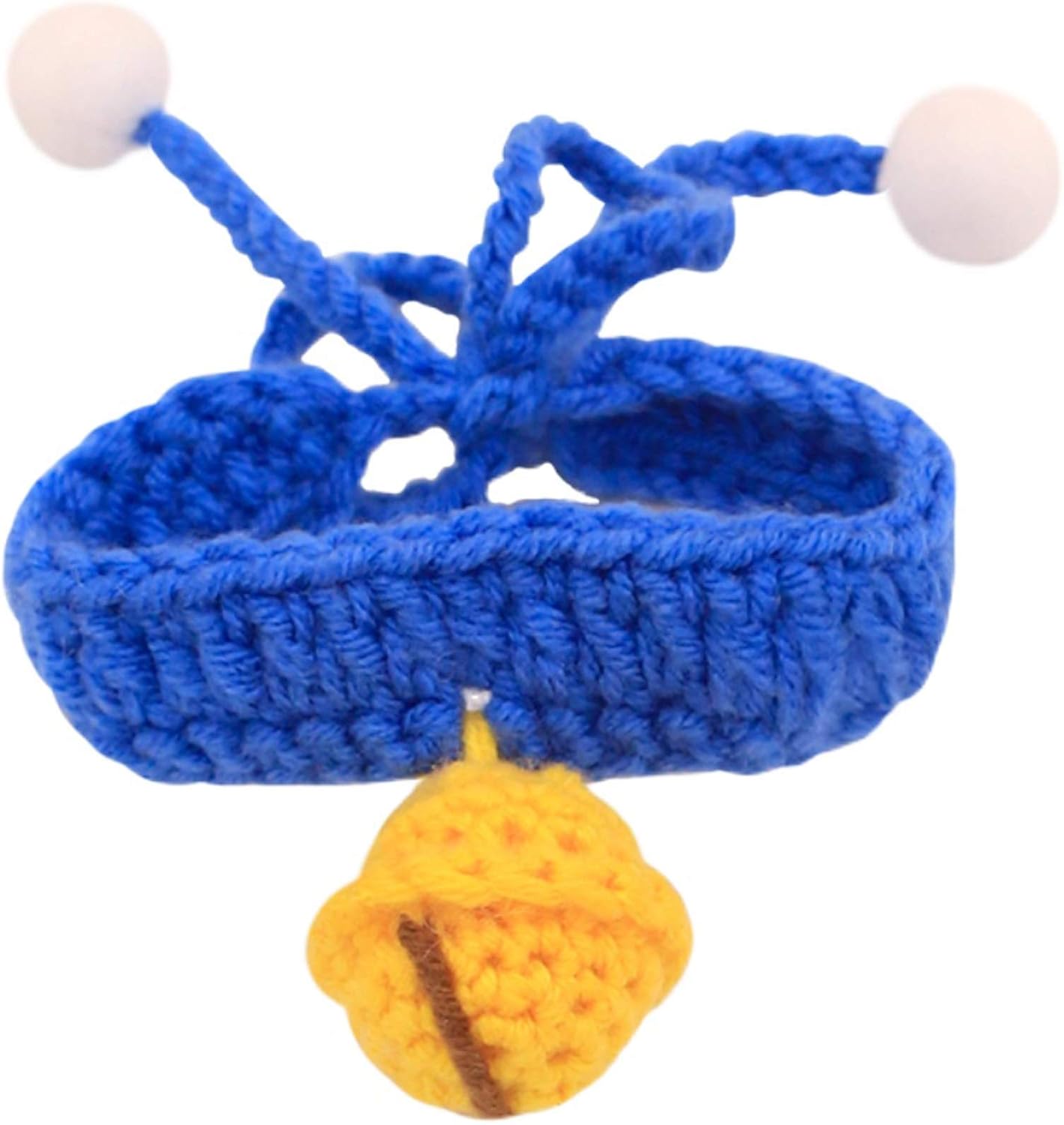 Amazon Roadmaker 猫 首輪 ネコ 首輪 すず 小型犬 ハーネス 鈴つき 音のない鈴 ペット用品 かわいい 手作り 柔らかな 毛糸 軽量 調節可能 子猫首輪 子犬首輪 うさぎ 小中型ペット 首輪 Roadmaker 首輪 通販