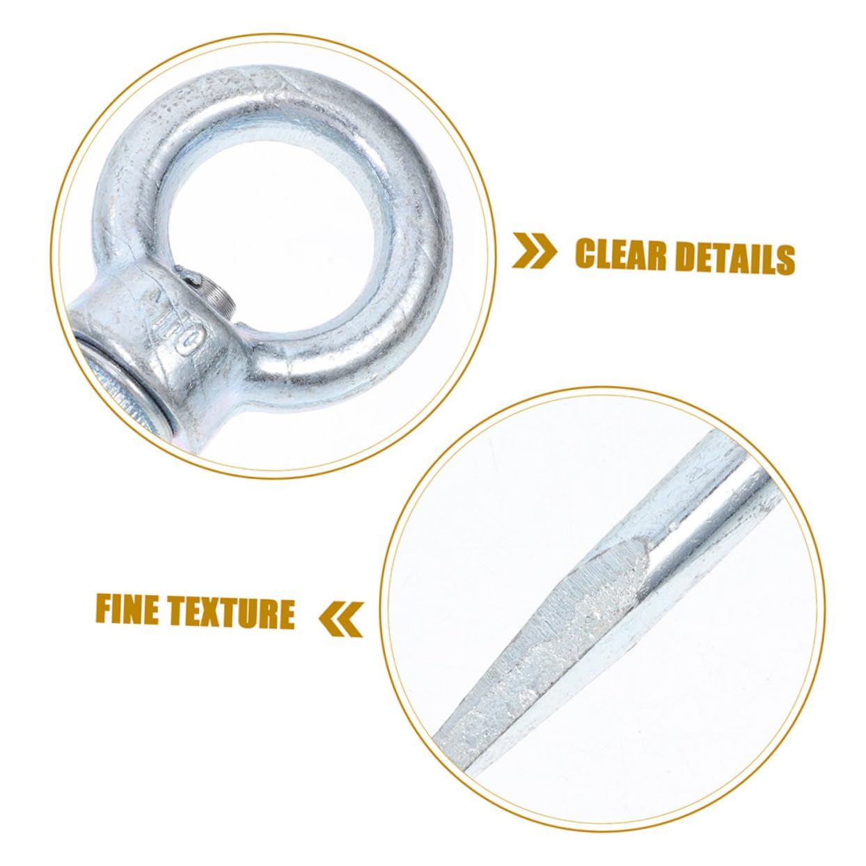 VICASKY 4 piquetas para tienda de campaña: piquetas para tienda de campaña, clavos de metal robustos para tiendas de campaña y lonas, resistentes al viento para un anclaje seguro, ideal para el