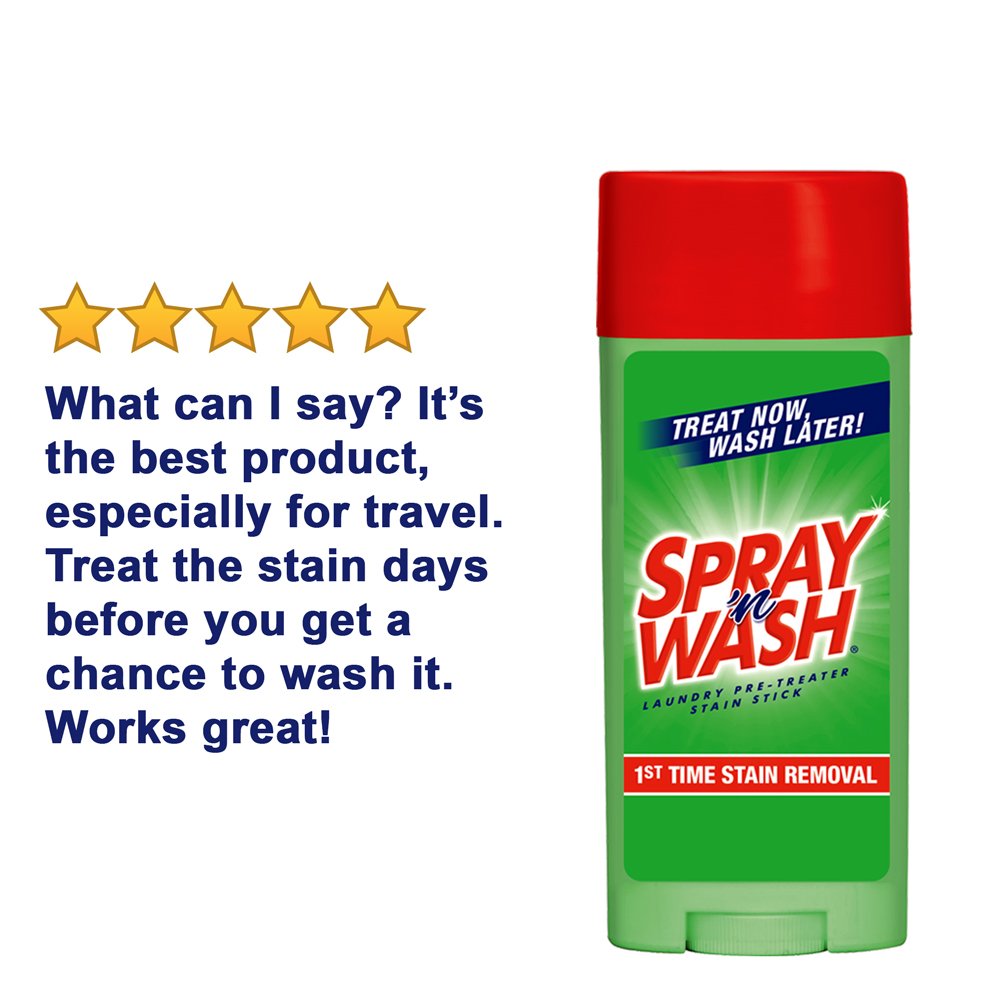 Spray 'n Wash PreTreat Laundry Stain Stick, 3 Oz (Pack Of 3) Buy Online in India at Desertcart