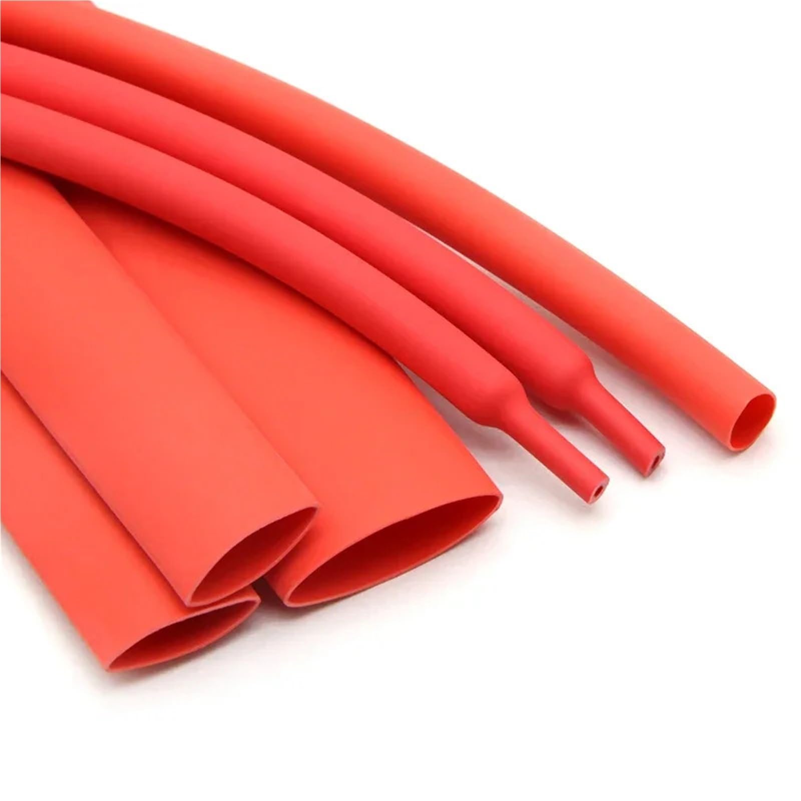 Gaine thermorétractable rouge à double paroi, rapport 3:1, diamètre 1,6-39 mm, qualité marine, isolée en polyoléfine, avec revêtement adhésif(30mm,3 meters)