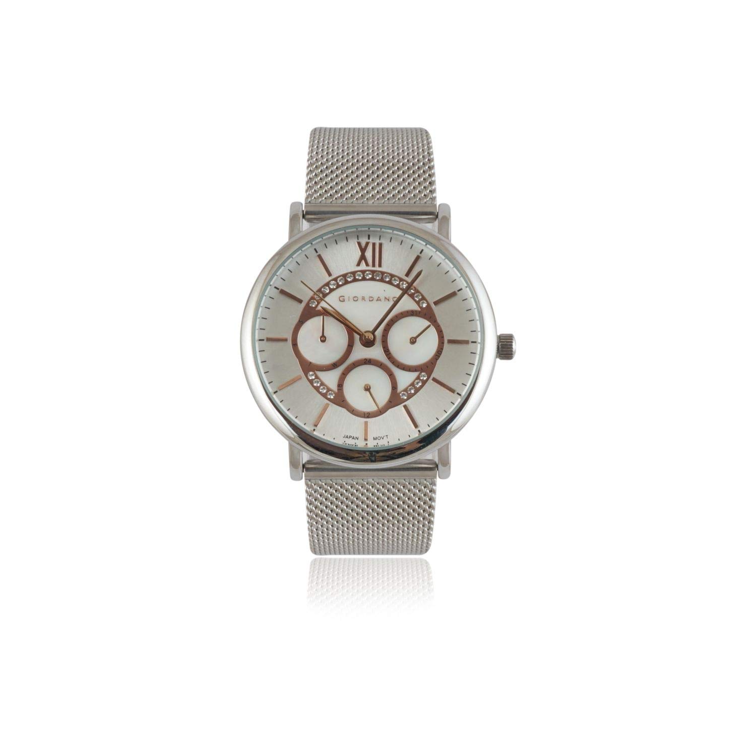 Giordano Analog Silver Dial Womens Watch (B0854JGJHT) Amazon Price History, Amazon Price Tracker