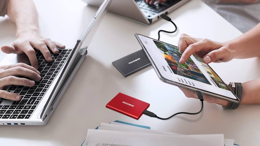 Samsung Portable SSD T7 500GB ポータブルSSD Amazon.com: Samsung T7 Portable SSD 500GB - Up to 1050MB/s