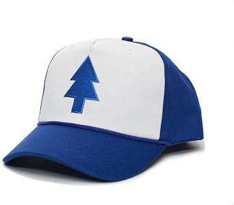Dipper Blue Pine Hat Embroidered Cloth & Braid Adult One Sz Royal/White Baseball Cap