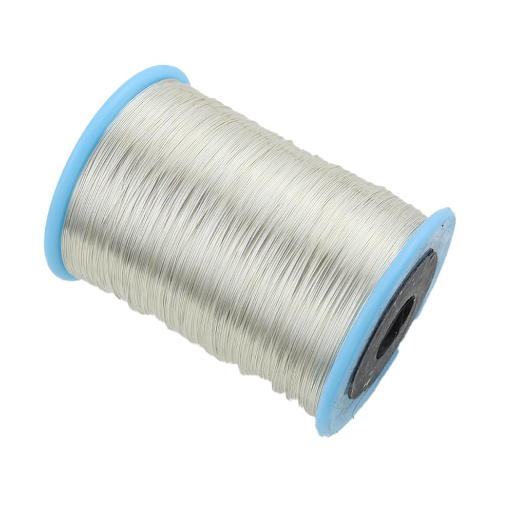 Alambre de perlas de 0,3 mm para la fabricación de joyas, alambre de flores, alambre de cobre, resistente a la oxidación, fácil de cortar para la fabricación de joyas y manualidades