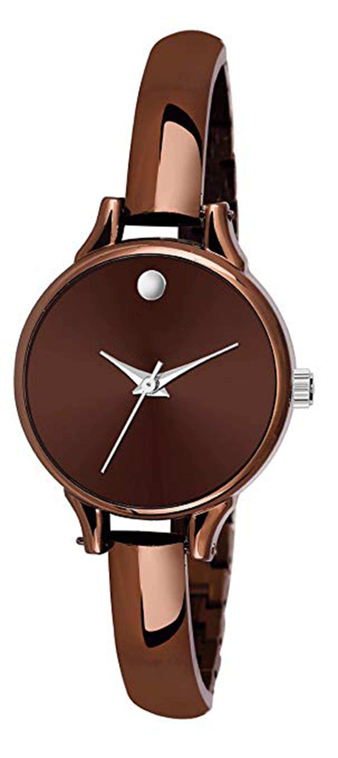 Acnos Stainless Steel Premium Brown Plated Strap And Case And Brown Dial Analog Watch For Girls And Women Pack Of - 1, Brown Band (B07VFX1851) Amazon Price History, Amazon Price Tracker