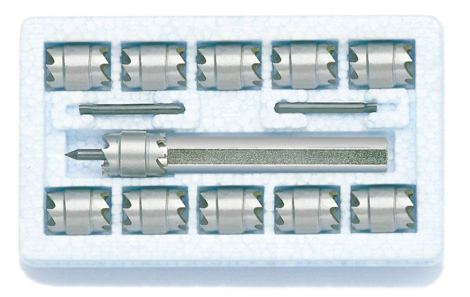 Ruko HSS Spot Weld Miller Set, Bright/Black Finish, 13 Pieces, R101104