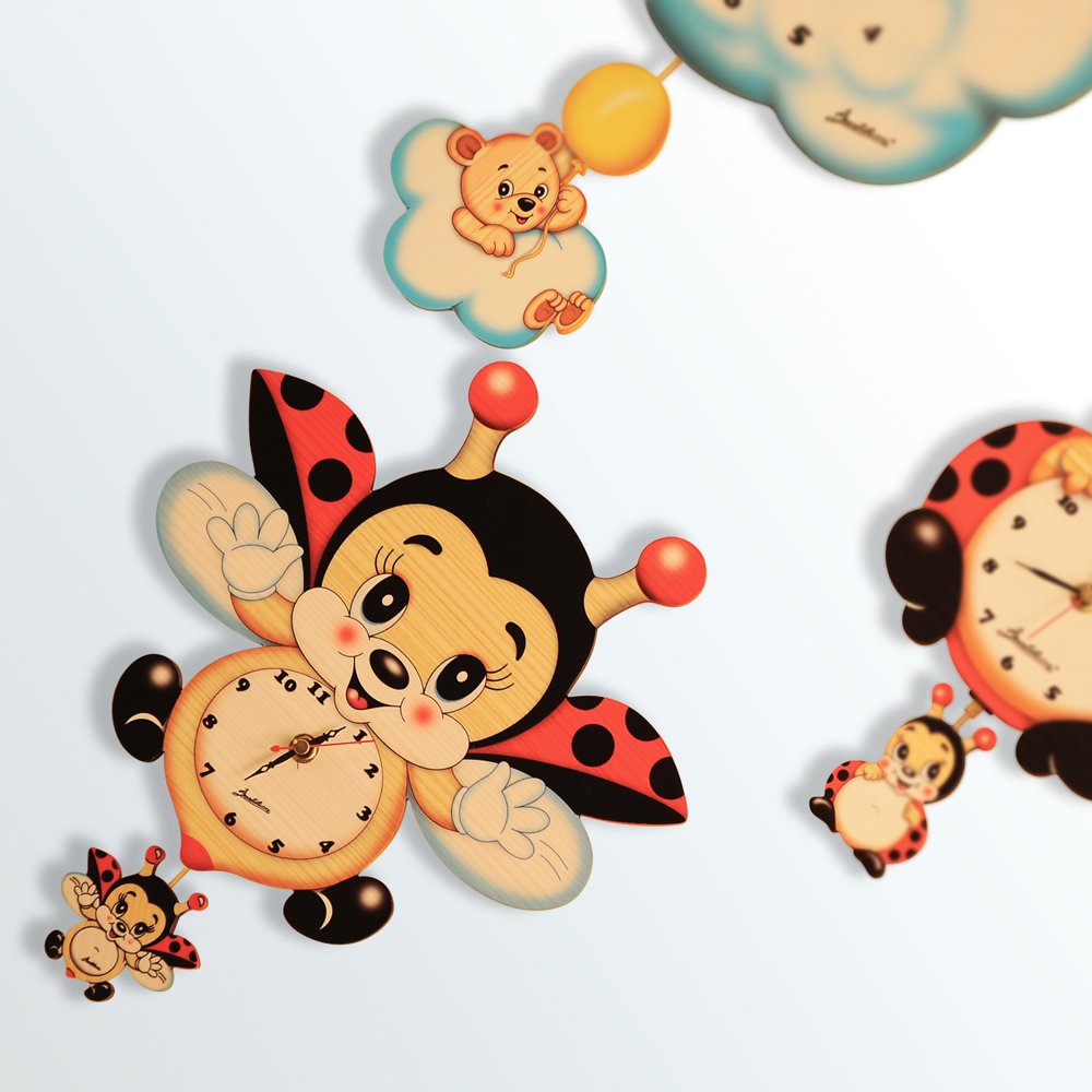 Amazon.co.jp: イタリア バルトルッチ（Bartolucci）木製振り子時計(大