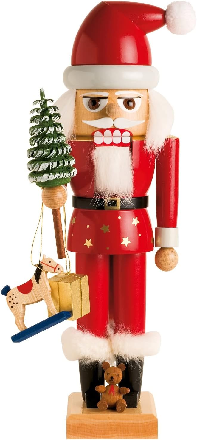 Santa Claus German Christmas Nutcracker Handcrafted in Germany 11 inch New