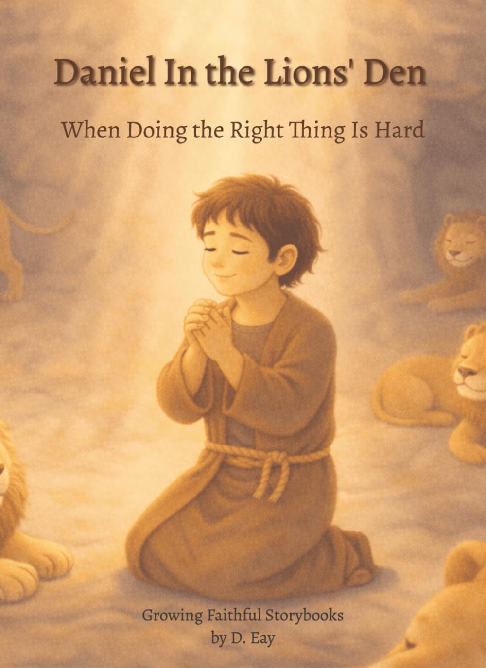 Daniel In the Lions' Den: When Doing the Right Thing Is Hard (Growing Faithful Storybooks)