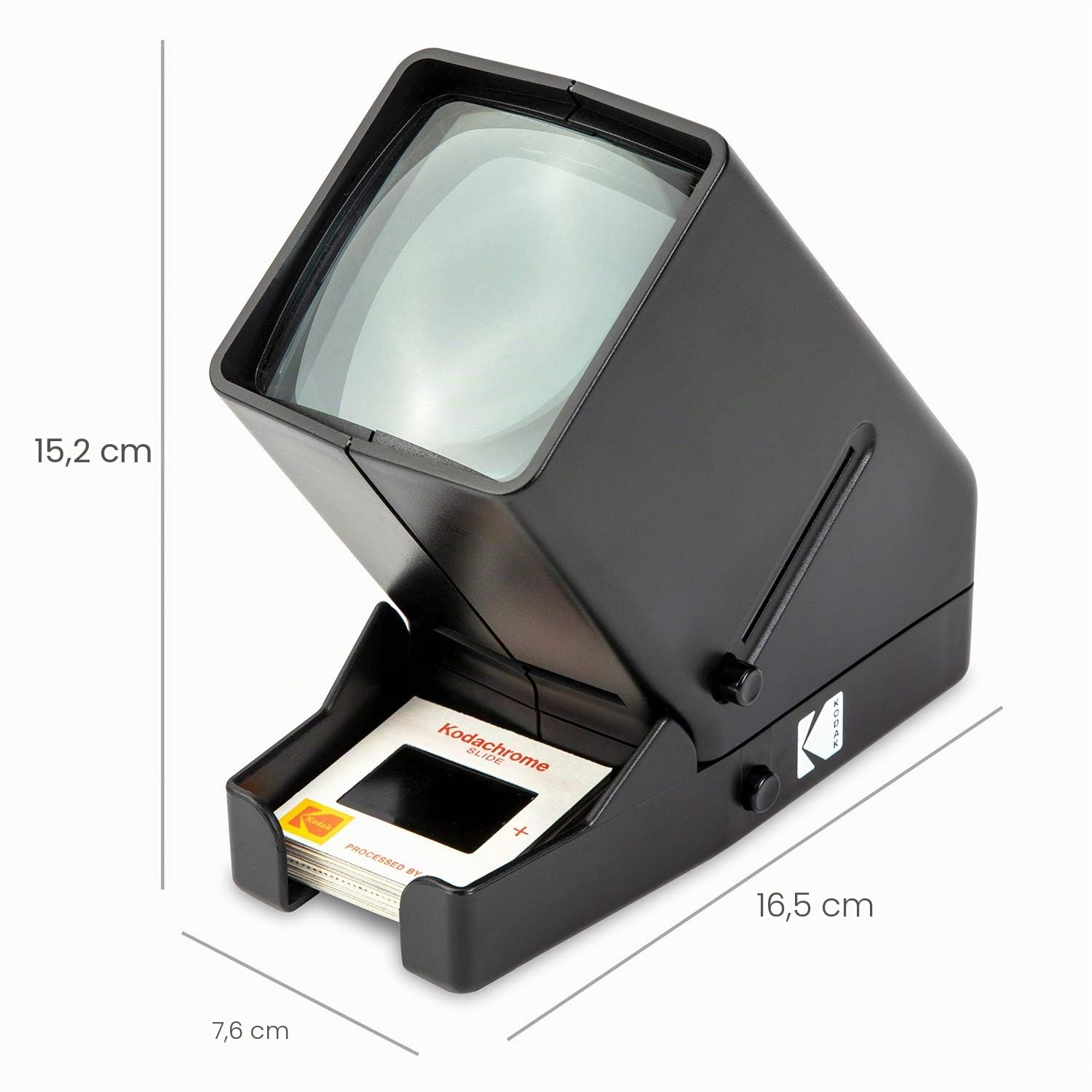 Kodak Visor de Diapositivas y películas de 35 mm: Funciona con Pilas, 3 aumentos, visualización con luz LED; para Diapositivas de 35 mm y Negativos de películas