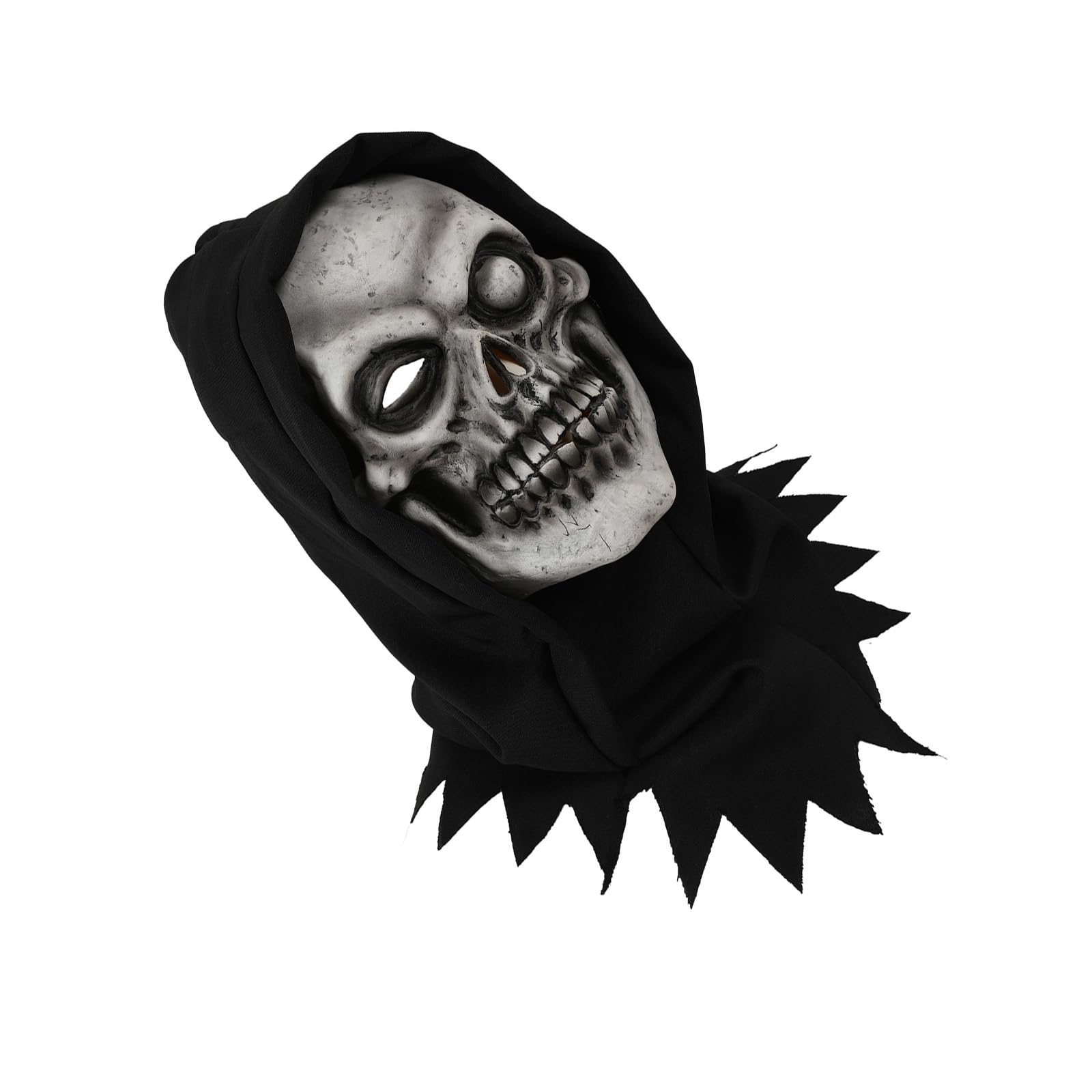 Buxuaaaa Halloween Latex with Skull Ghostly Design Perfect for Themed Parties Cosplay Costume Accessories Skull Face Latex Costume Props