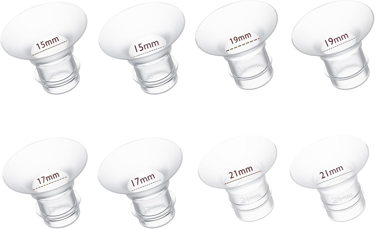 Flange Sizing Kit 15/17/19/21mm Flange Inserts 8PC