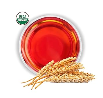 زيت جرثومة القمح غير المكرر العضوي النقي غير المكرر 1 Gallon / 128 Fl.oz