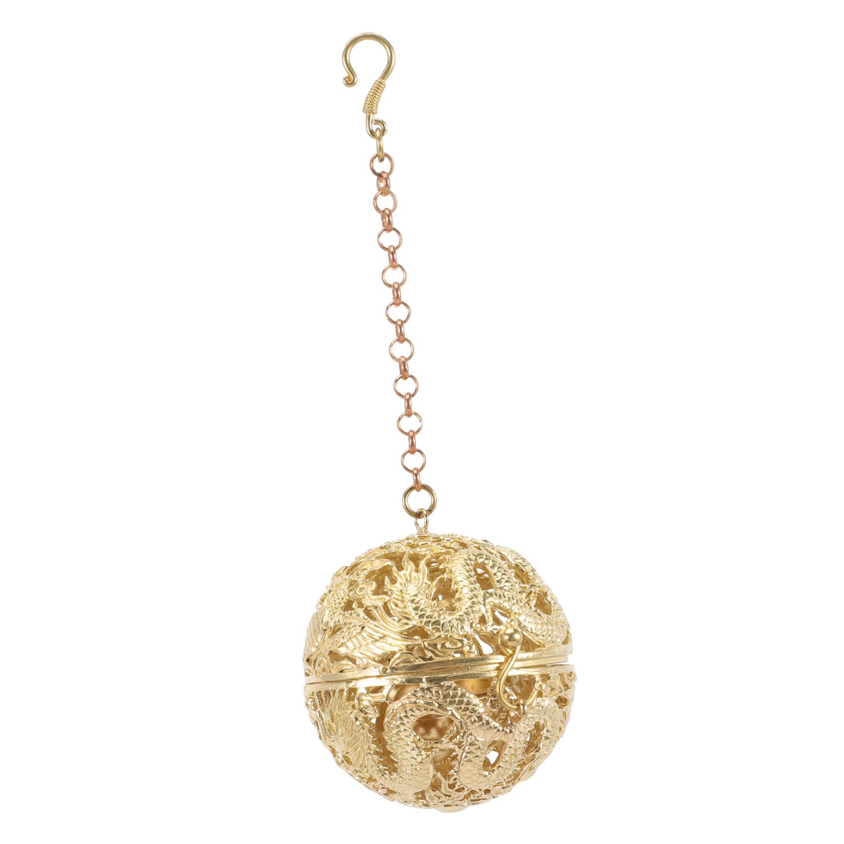 Alipis 4 Pz palla per aromaterapia collana di aromaterapia pendente della collana dell'aroma spalliera gemstone collane pendente per ia apribile ciondolo collana rame