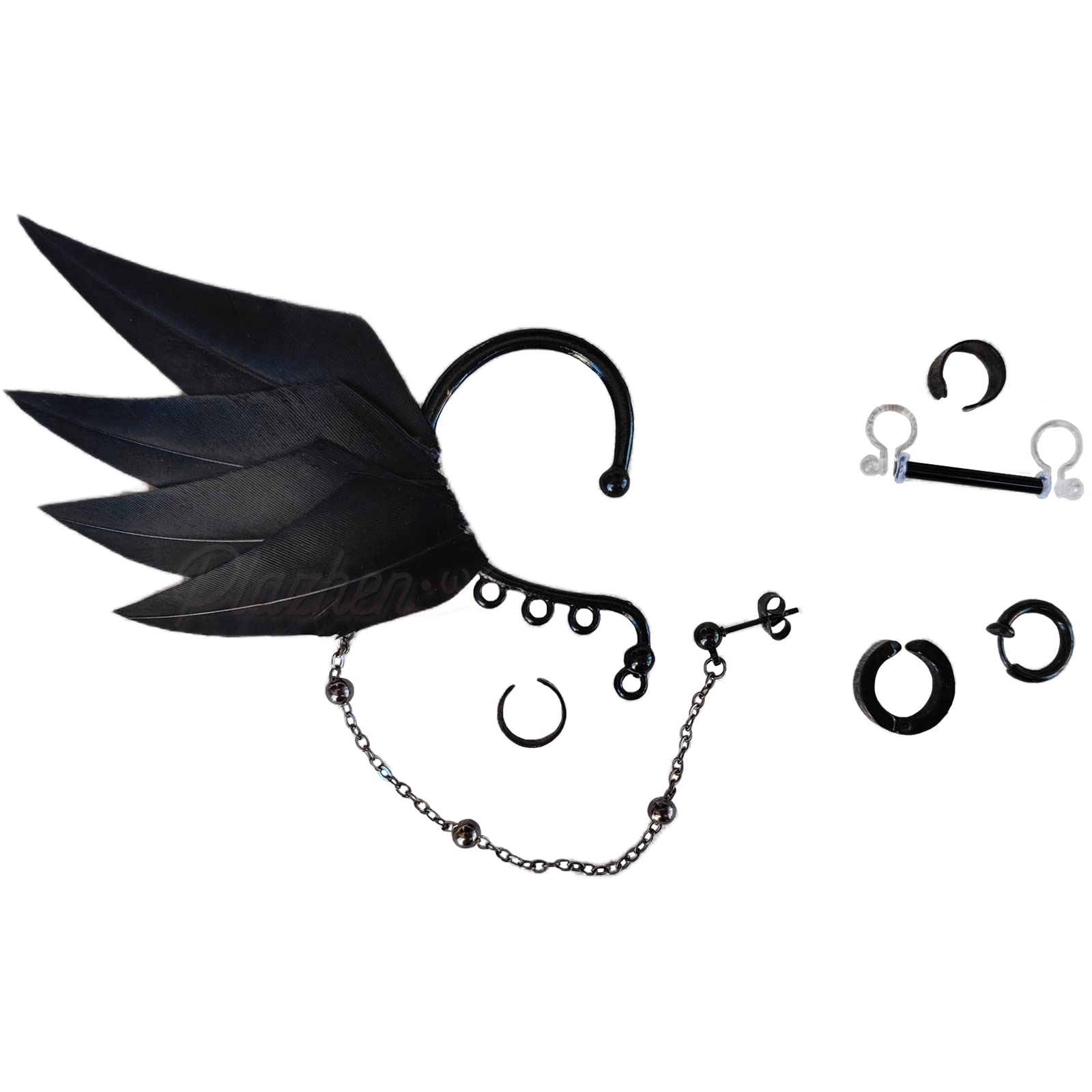 Amazon.co.jp: Plazhen コスプレ ウィッグ ＋ 耳飾り 星街すいせい