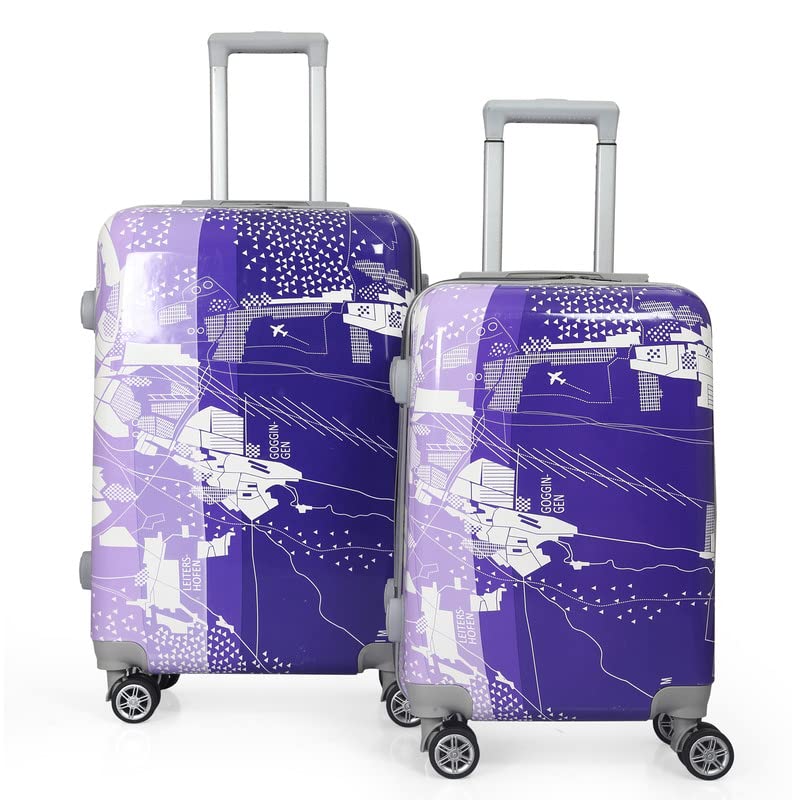 Image of Polo Class 2Pc Set Trolley Bag (24 /28 inch)-Purple