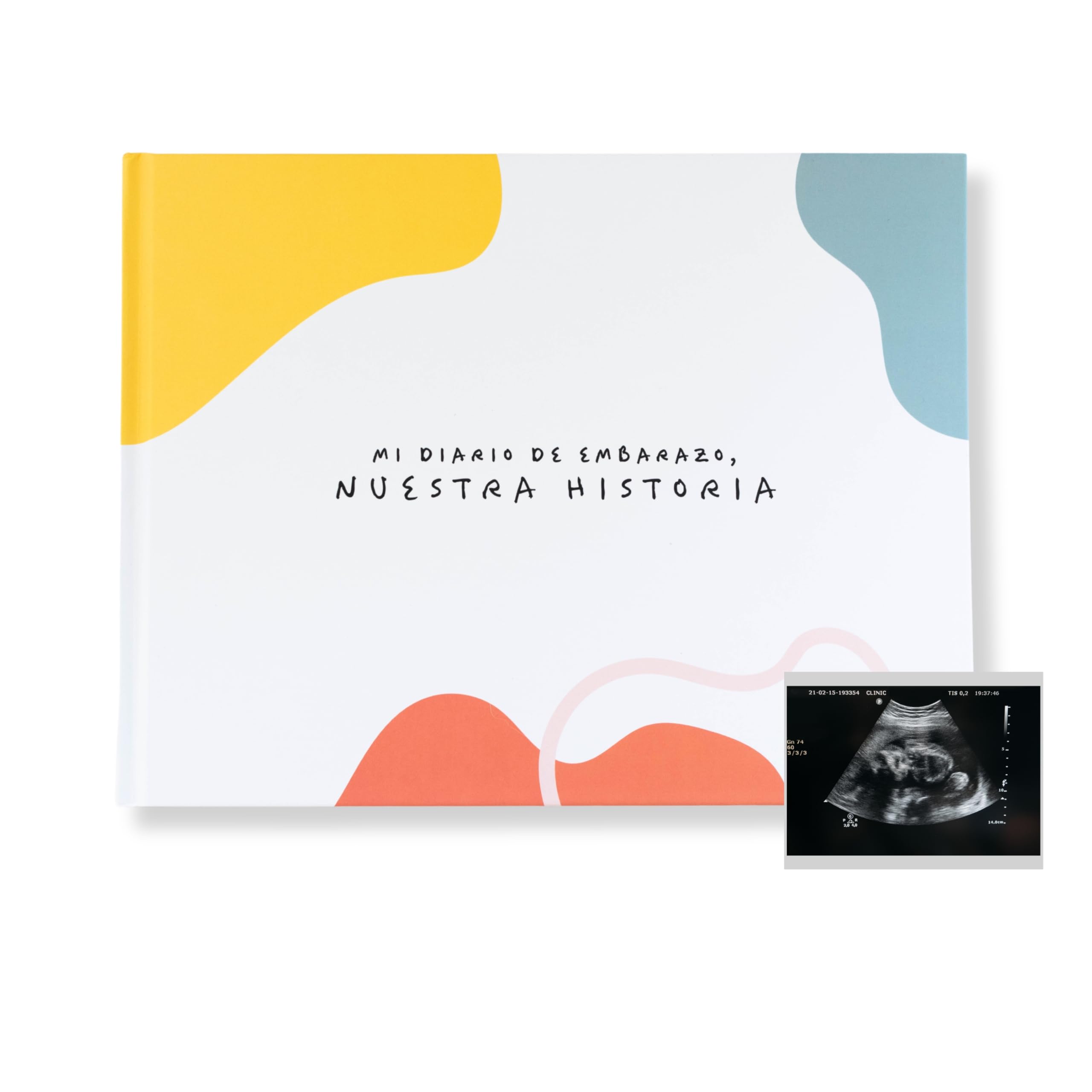 Diario e Albumm di gravidanza 9 mesi - Il mio diario di gravidanza, la nostra storia - regalo per future mamme - libro di gravidanza per salvare foto e ricordi - include pagine con adesivi