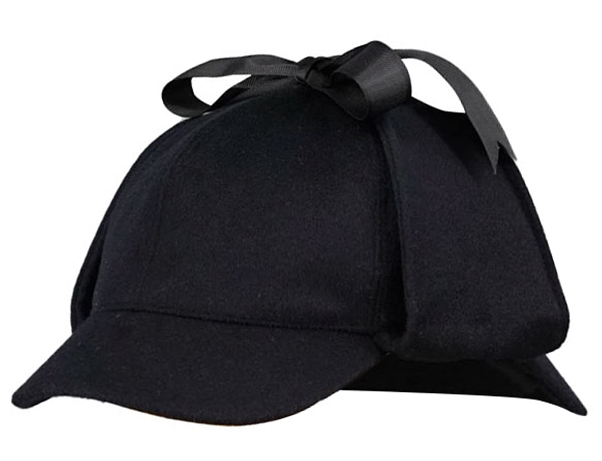Heavyoff Unisex Adults Tweed Deerstalker Hat Detective Hat Newsboy Caps with Earflaps