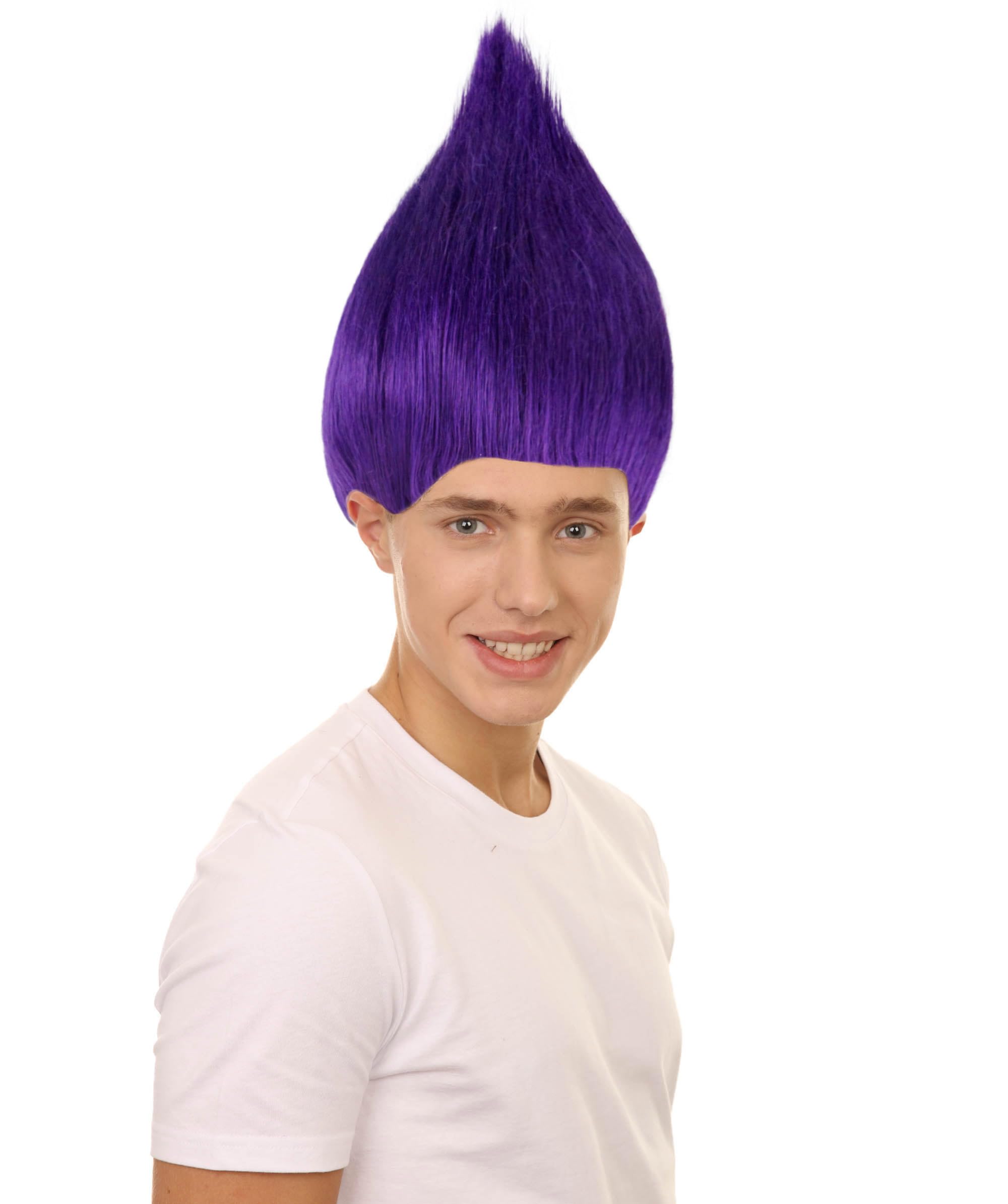 HPO Unisex s Troll Wigs Collections, Purple, Teens - Image 4
