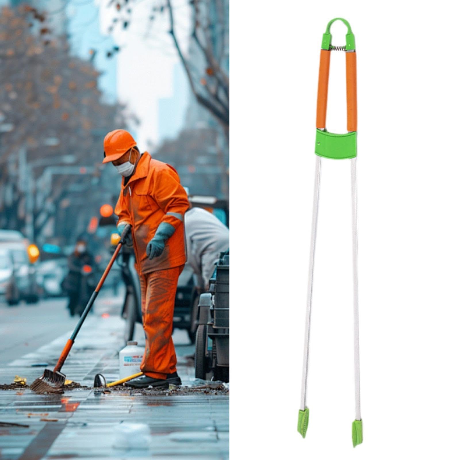 Pinza para Recoger Basura, Herramienta de Ayuda para Alcanzar Objetos, de Aleación de Aluminio, para Recoger Basura en El Suelo, El Jardín O El Césped, Cabeza de Ppr