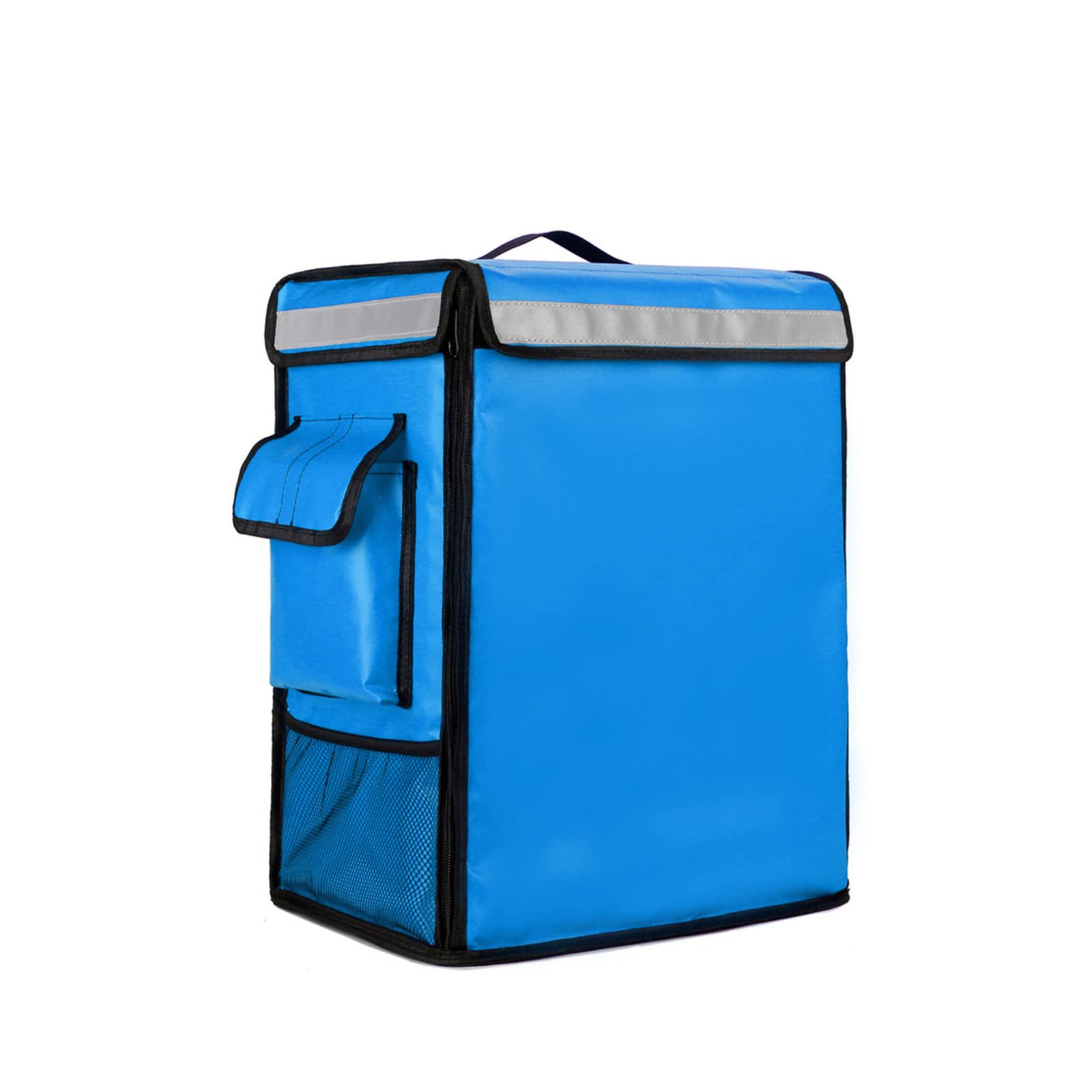 Zaino per Scatola da Asporto 42L Fast Food Pizza Delivery Borse per Il Ghiaccio Termico Borse per Il Pranzo Isolanti Refrigerate Impermeabili con Tasche