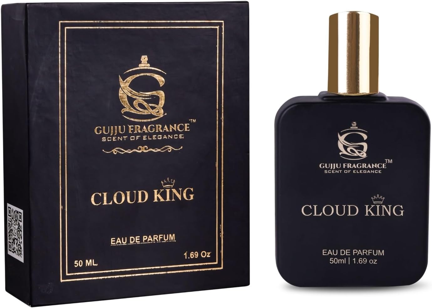 Cloud King Black One Perfume For Men Long Lasting Luxury Eau De Parfum Oud Rose Saffron Musk Woody Notes