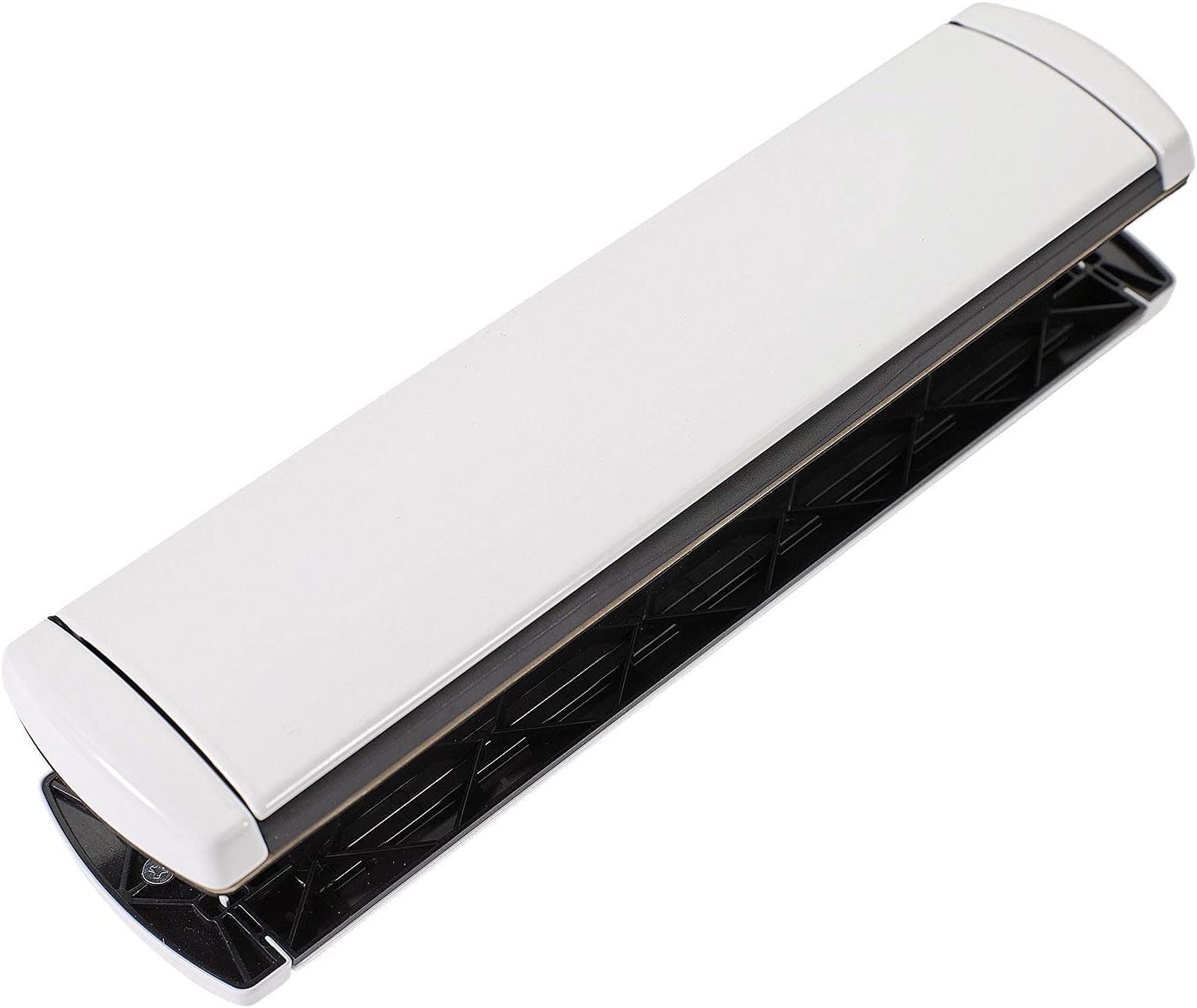 12" Letterplate Door Letterbox UPVC Wood Omega Premium Sprung Heavy Duty 40-80 - White