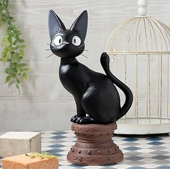 ジブリ　魔女の宅急便 ジジ　黒猫 ミニフォトフレーム　バッジ　セット 魔女の宅急便 黒猫 ジジ M | どんぐり共和国そらのうえ店