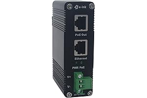 Industrial Gigabit PoE++ Injector DIN Rail Mount