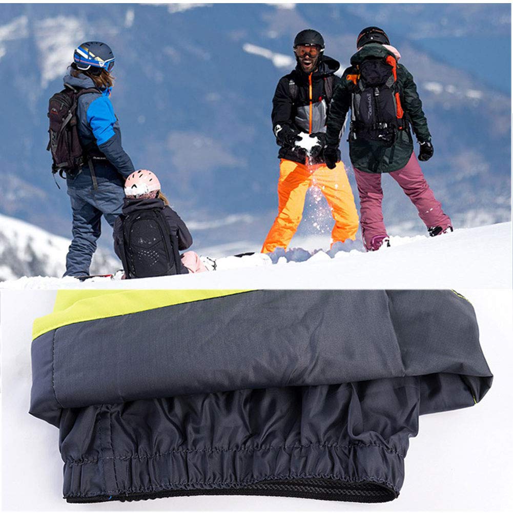 ALSOGO Damen Skijacke & Skihose Set Skianzug 2 Teilig Schneeanzug Wasserdicht Warm Winterjacke Mit Abnehmbare Kapuzen Zum Skifahren Snowboarden Schneejacke Schneehose TY133PK Weiß S Von ALSOGO | : Damenmode