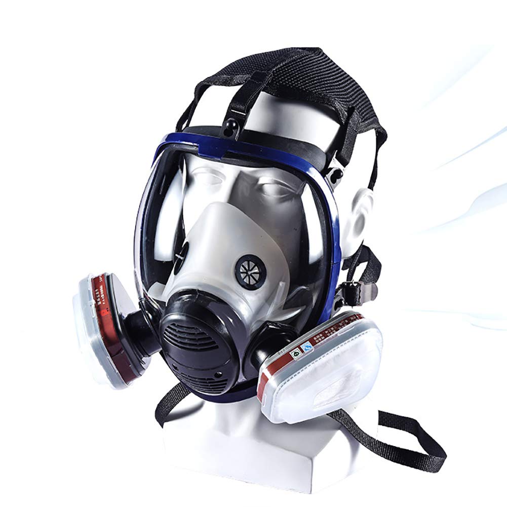 Buy with Filter Full Face Respirator Dust Spray Paint Professional Dual