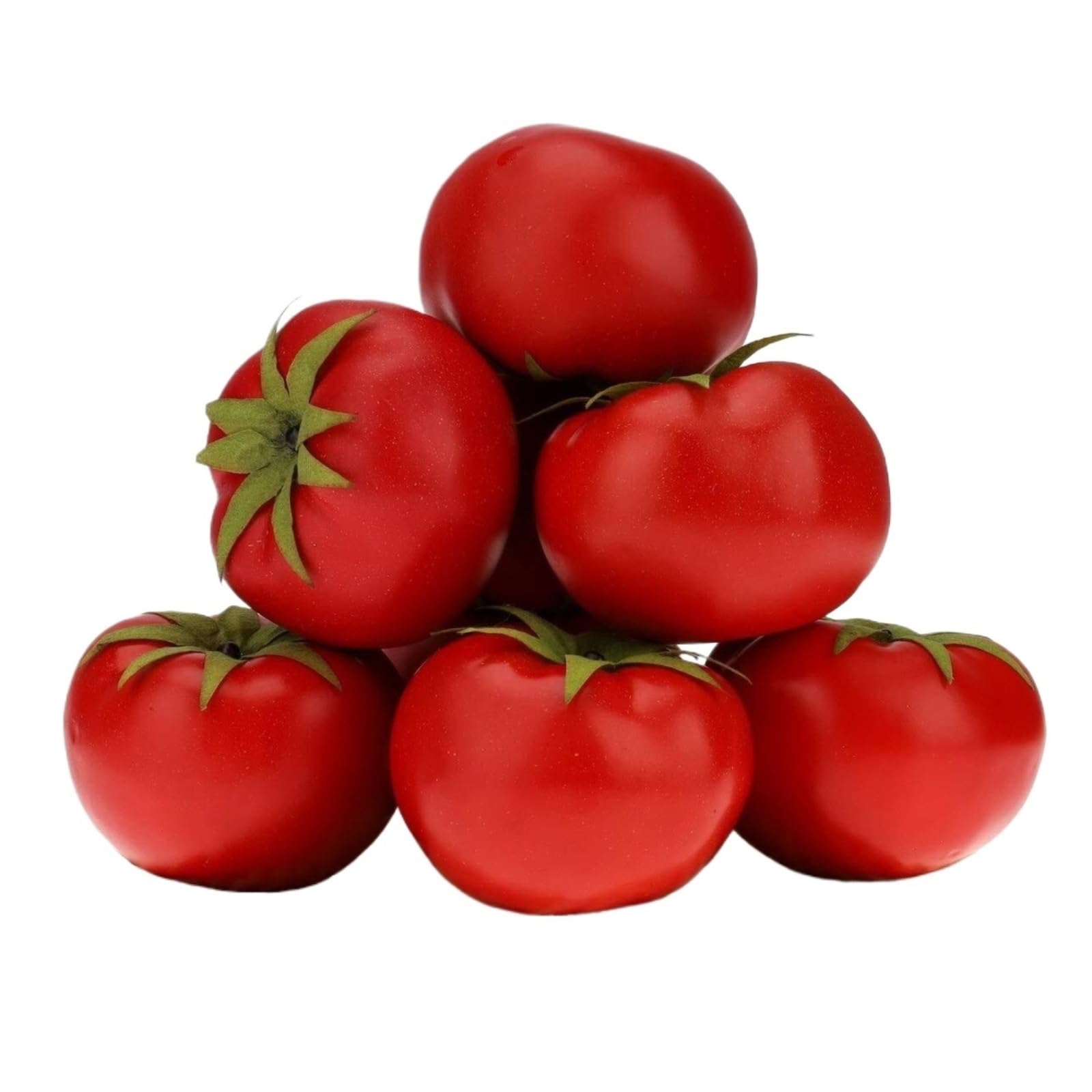CVdrtyED Reusable Artificial Fruit Display Simulated Tomatoes, 6 Pieces, Fake Fruits And Vegetables For Food Decoration Kitchen Ornaments