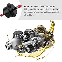 Vista 6 de Filtro de transmisión automática compatible con Honda Accord, CR-V, CR-Z, Civic, Acura ILX, MDX, RDX, RL, RLX Reemplazo de filtro de fluido